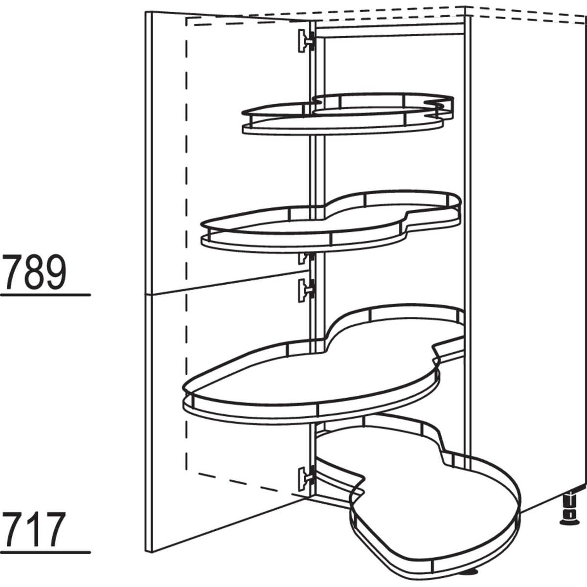 Nobilia Eck-Highboard HDESA100-50 25579