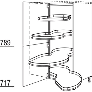 Nobilia Eck-Highboard HDESA100-50 25579