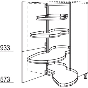 Nobilia Eck-Highboard HESA100-50 20579