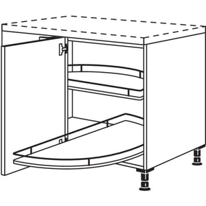 Nobilia Eckschrank UEDBD90-45 23086