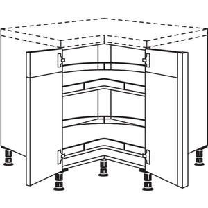 Nobilia Eckschrank UETK80 21289