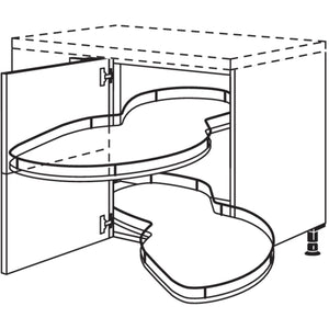 Nobilia Eckschrank mit Schwenkauszug UEVA100-60 33192