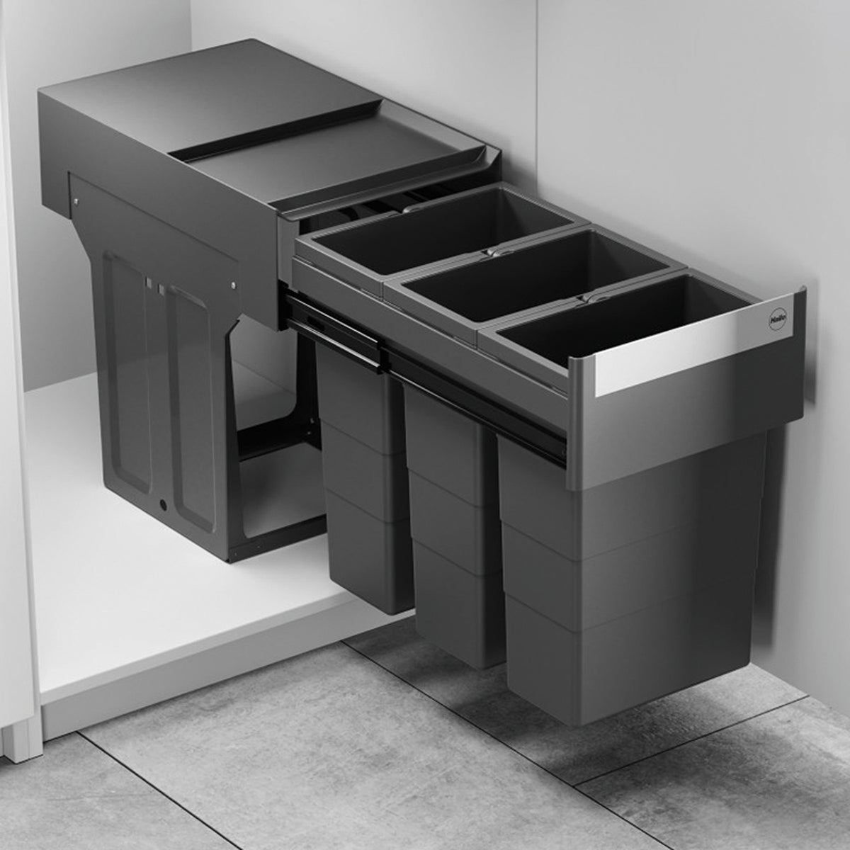 nobilia Einbau-Abfallsammler -Tandem 8-8-8- AS10488 10488