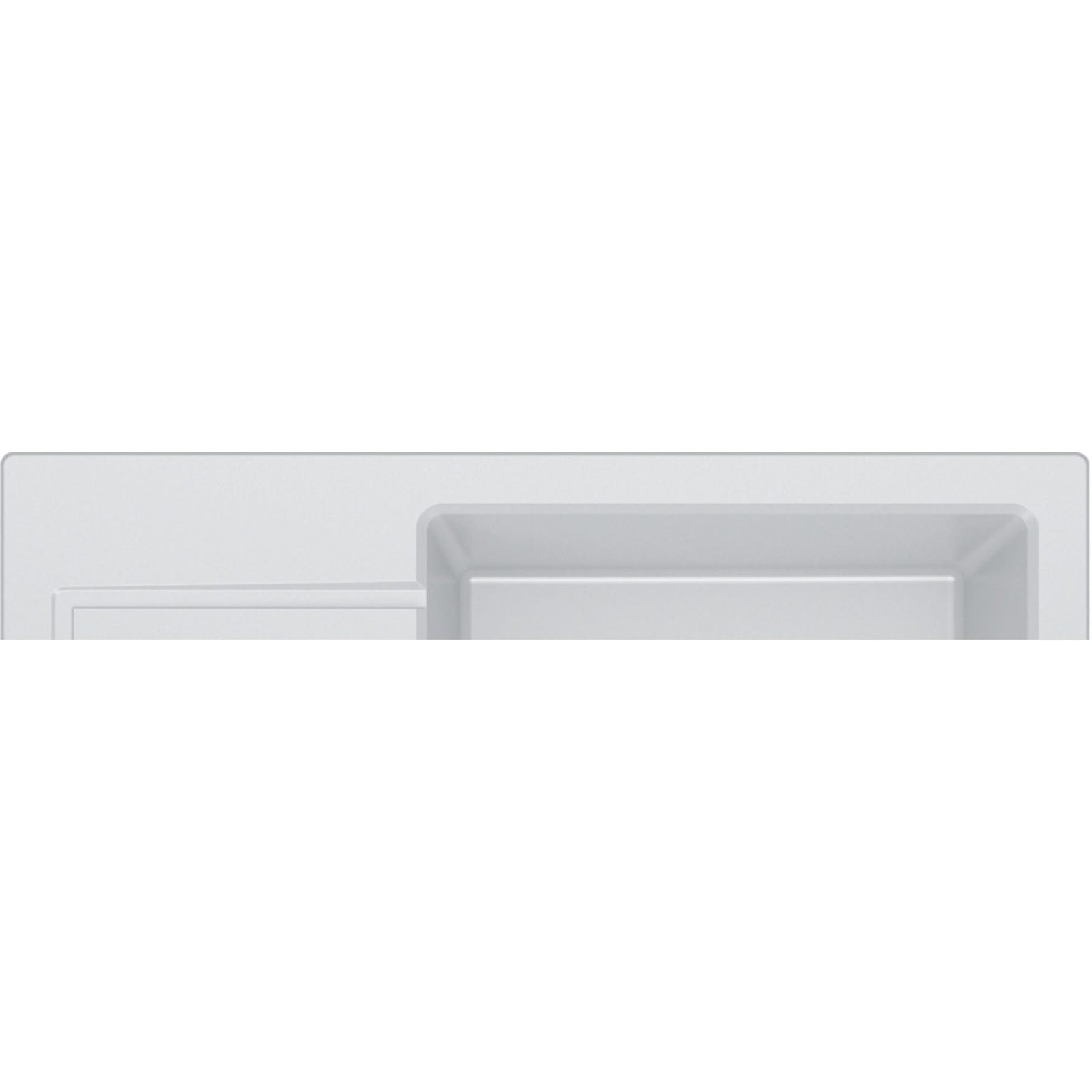 FRANKE: Inbouwspoelbak Sirius S2D 611-62, van Tectonite Urban Grey 87503 62 cm