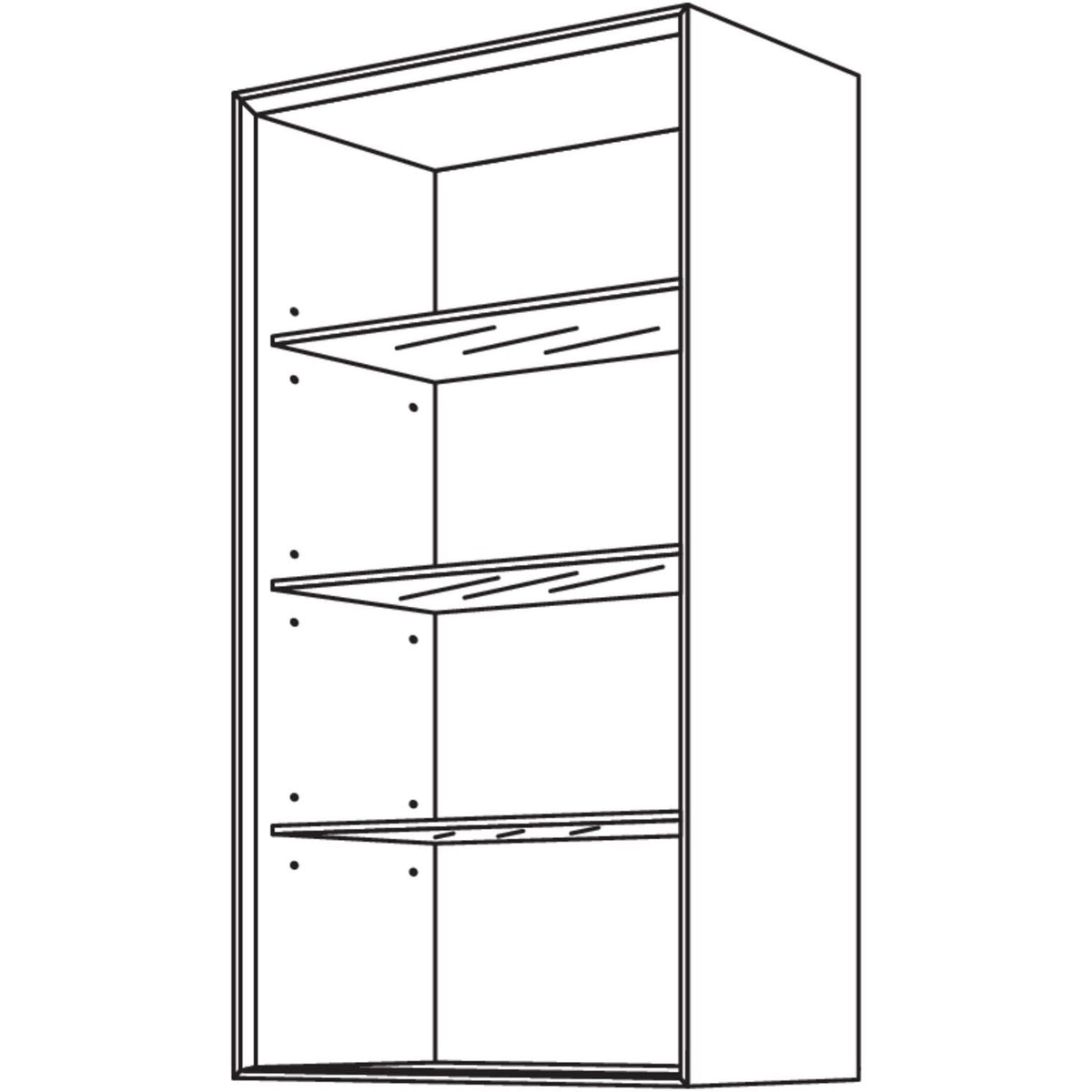 Nobilia Facettenregal WFR60-130 37876