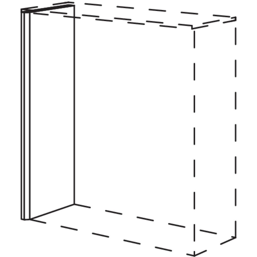 Nobilia Facettenwange- 16 mm stark fuer Spiegelschraenke WAFBSP16-1 16379
