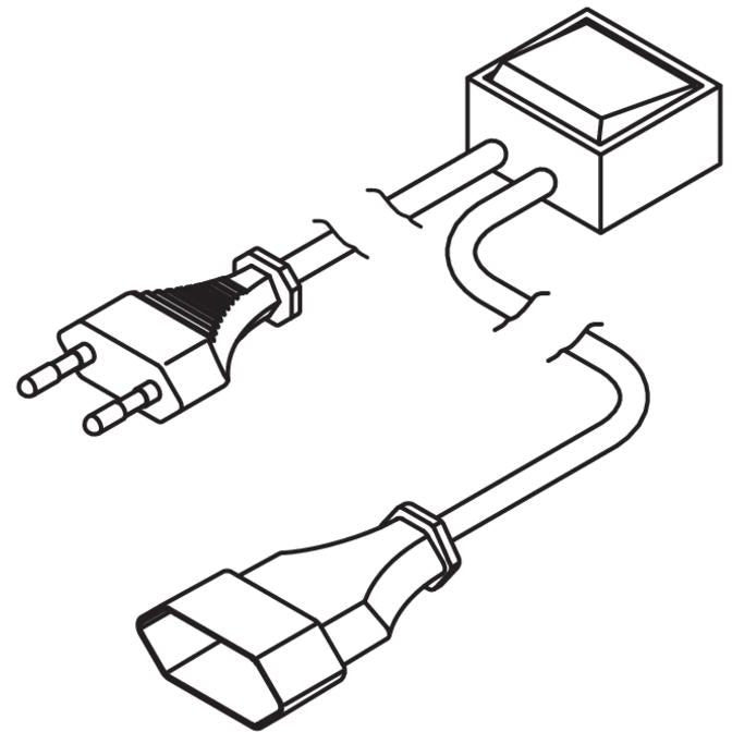 Nobilia Flaechenwippschalter fuer 230 Volt NK 7084