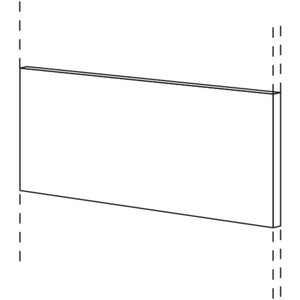 Nobilia Frontblende -1-teilig- durchgehend F345-594 60027