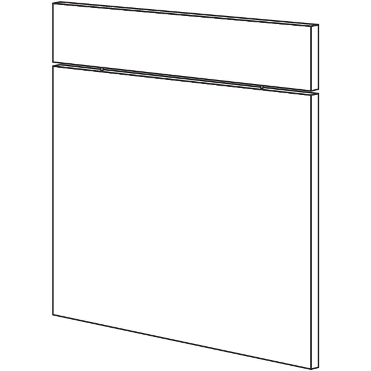 Nobilia Frontblende verstiftet -2- teilig- FV717-194 60075