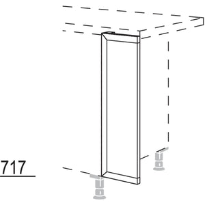 nobilia elements Unterschrank Passleiste UPD20 Frontpassstück in Frontmaterial