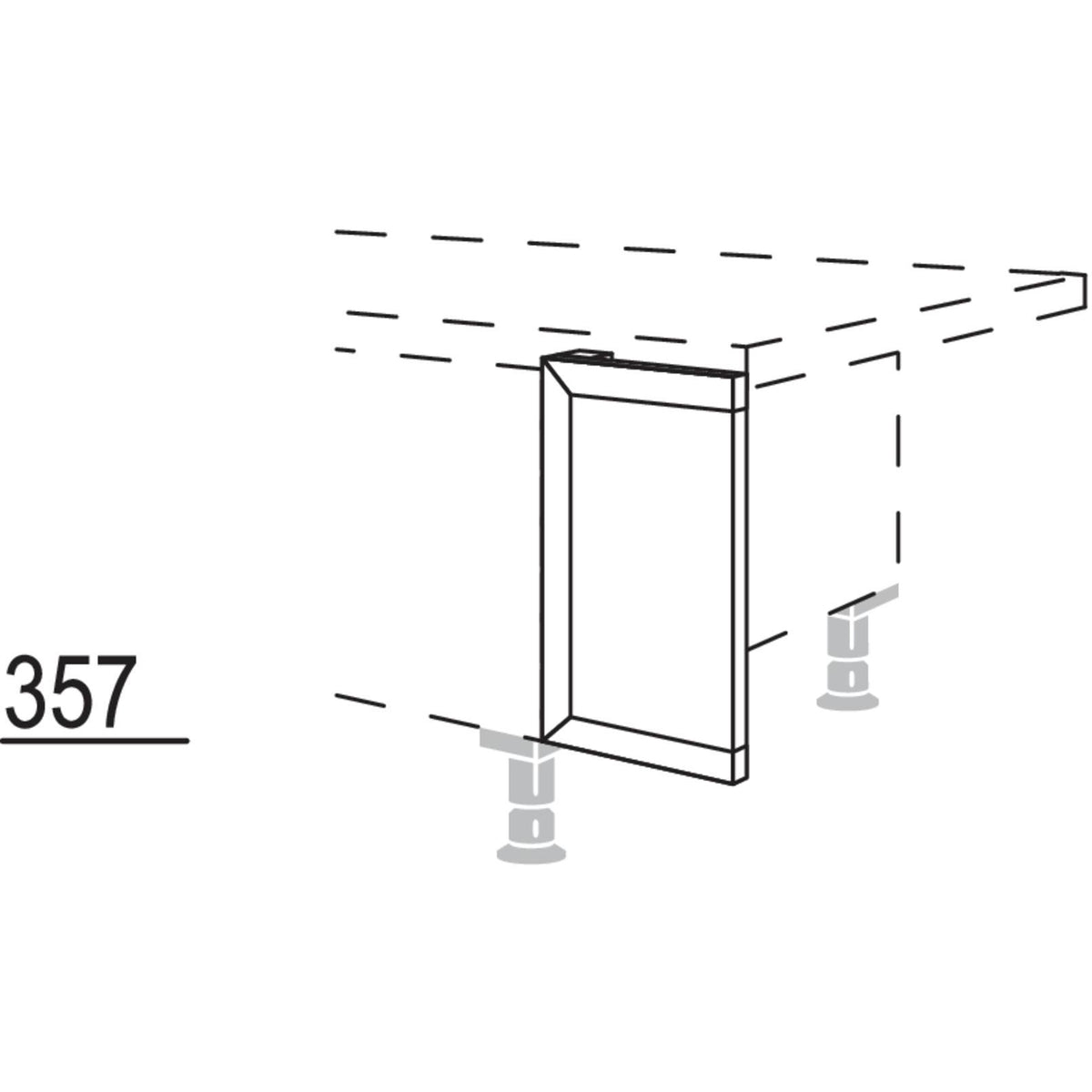 Nobilia Frontpassstück UPD20-36 36236