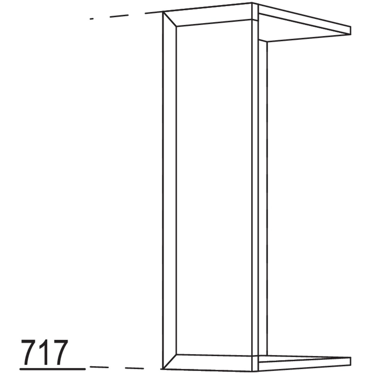 nobilia Frontpassstueck WPD20-1 3312