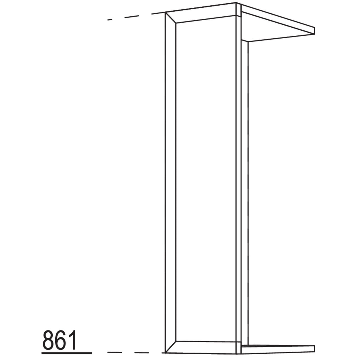 Nobilia Frontpassstück WPD20-3 51312