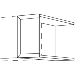 Nobilia Frontpassstueck fuer Ueberbauschraenke UFKPD20-36 36322