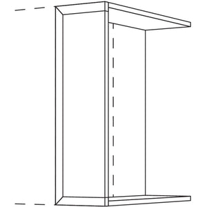 Nobilia Frontpassstueck fuer Ueberbauschraenke UFKPD20-72 40322