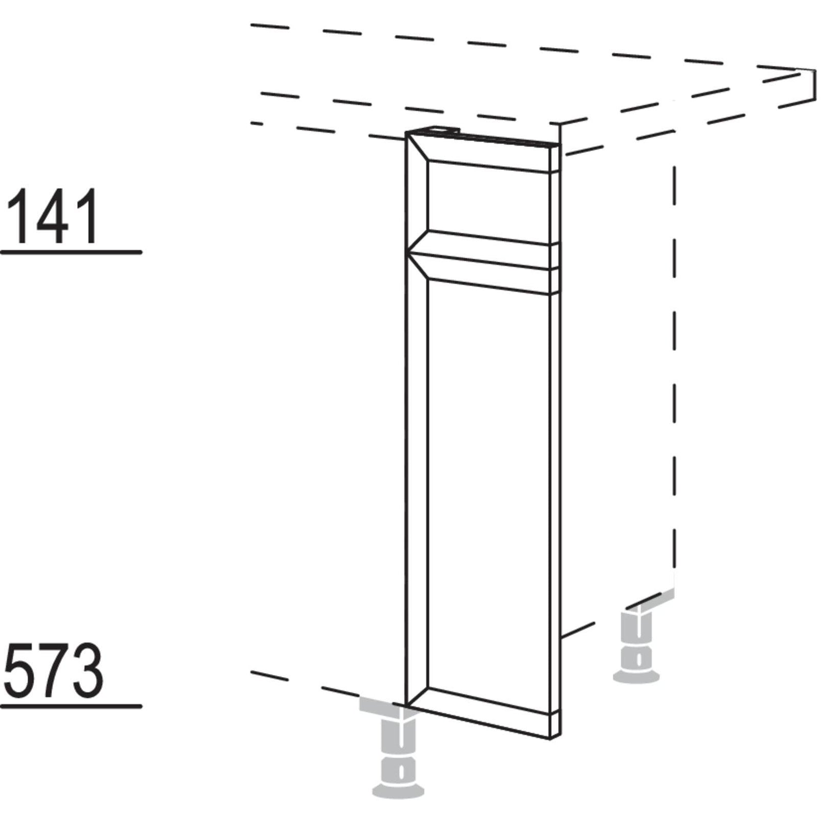 Nobilia Frontpassstueck in Tuerausfuehrung UPF20 230