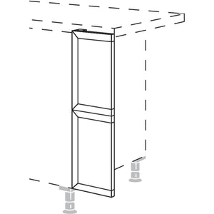 Nobilia Frontpassstueck in geteilter Optik UPF-VD2A20 34116