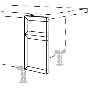 Nobilia Frontpassstueck in geteilter Optik UPF20-43 41116