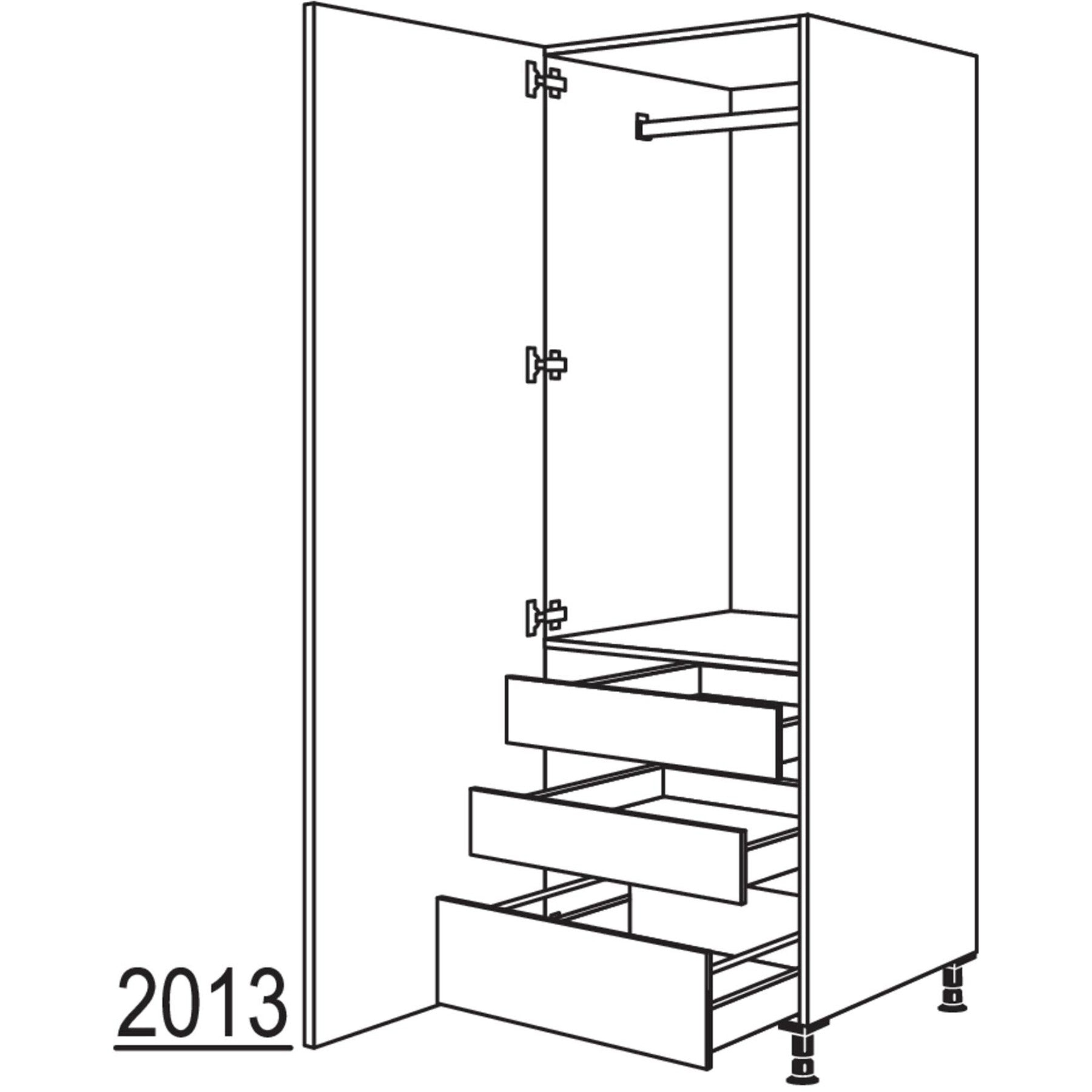 nobilia Garderobenschrank HWGIAF40-1 24098