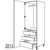 nobilia Garderobenschrank HWGIAF40-1 24098