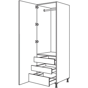 nobilia Garderobenschrank HWGIAF40-3 43089