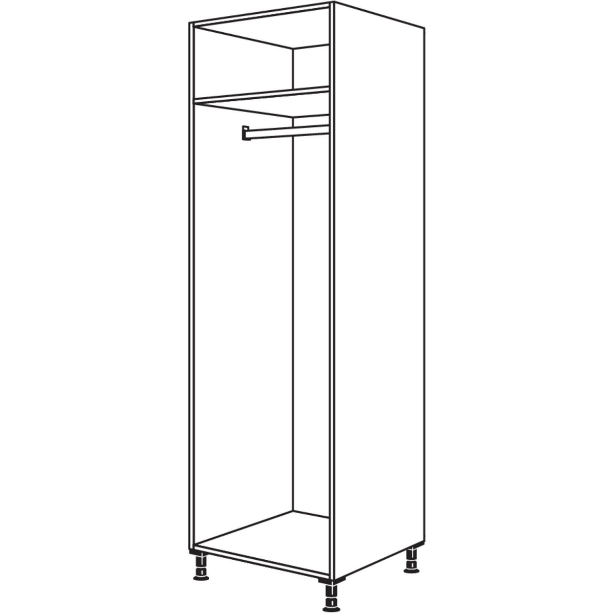 Nobilia Garderobenschrank HWGO40-3 43001