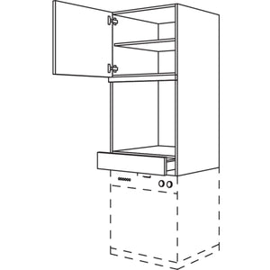 nobilia Geraete-Umbau Backofen - Geschirrspueler GOGSP60-2 35621