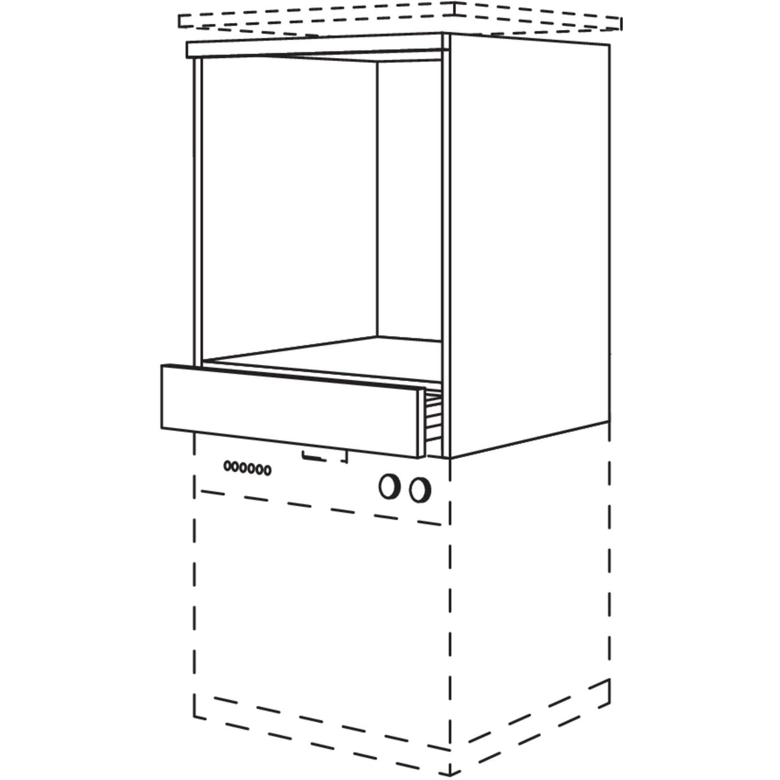 nobilia Conversión de electrodomésticos Horno / Lavavajillas GOGSP60 60 cm
