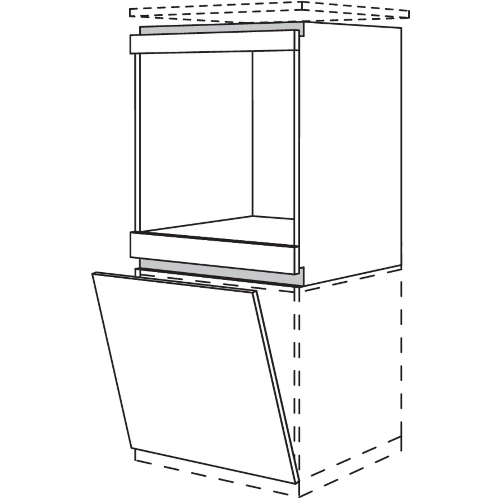 nobilia Conversión de electrodomésticos Horno / Lavavajillas NGOGSP60 60 cm