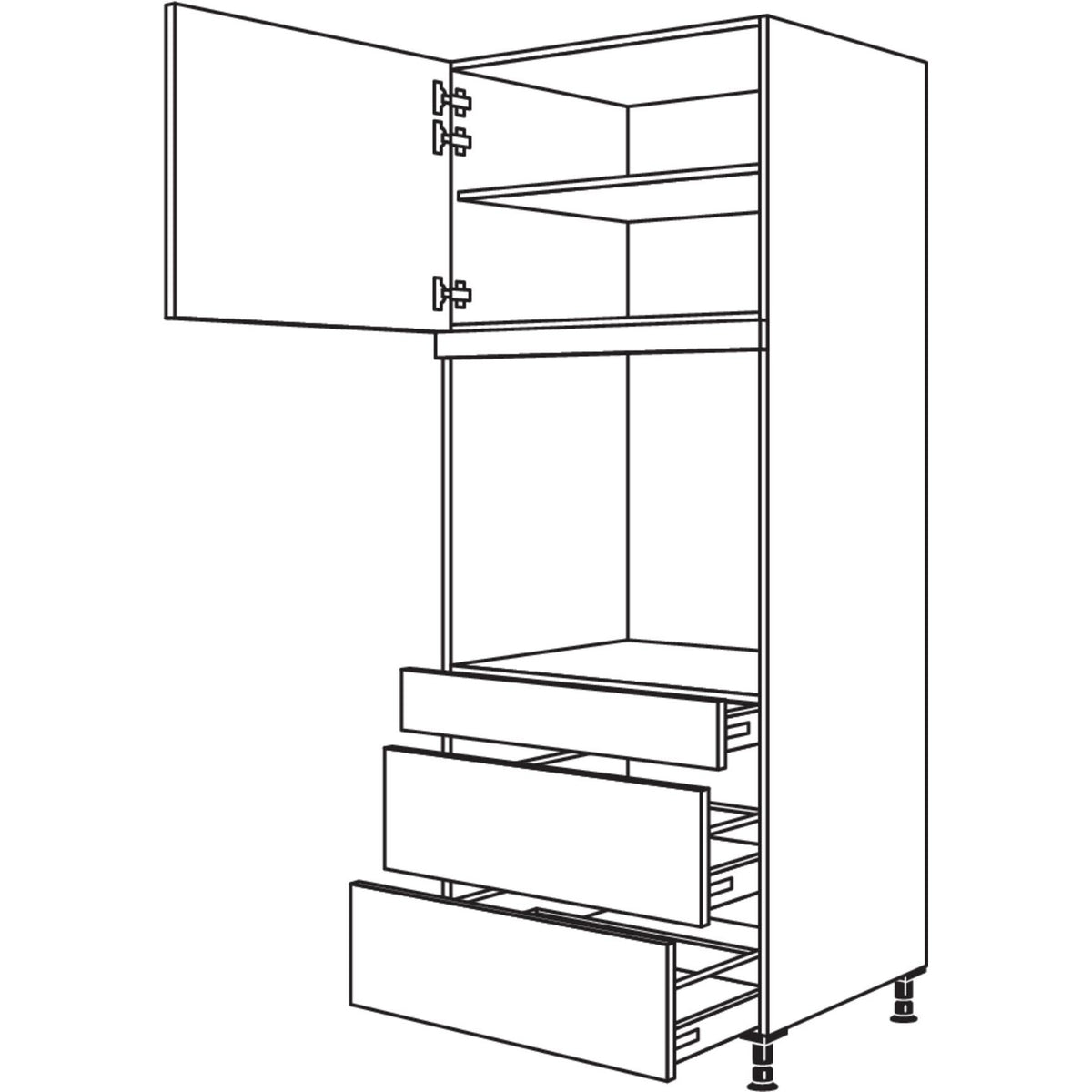 Nobilia Geraete-Umbau Backofen GAOS2A76-3 43604