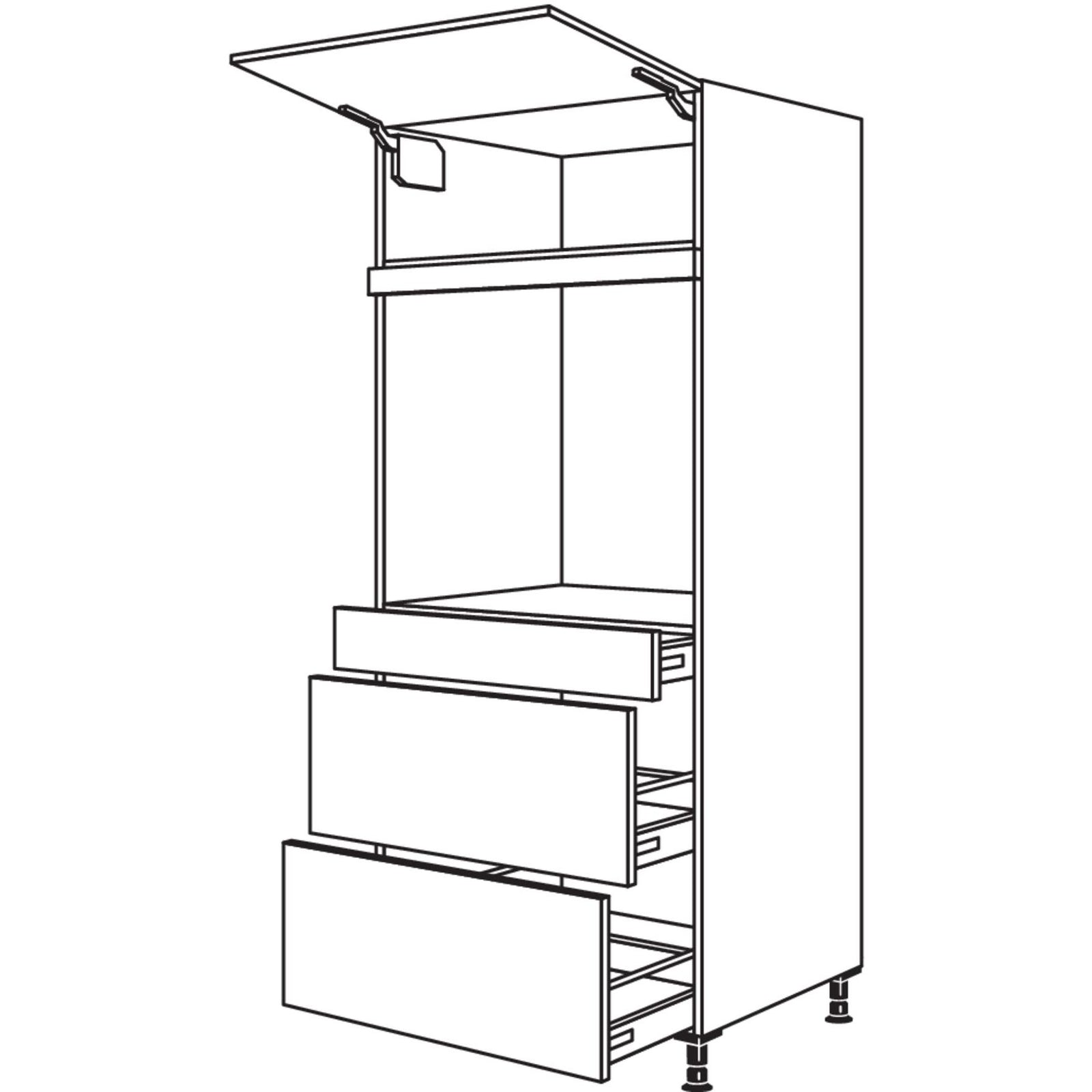 nobilia apparaatombouw oven GDAOS2A76-1 76,2 cm