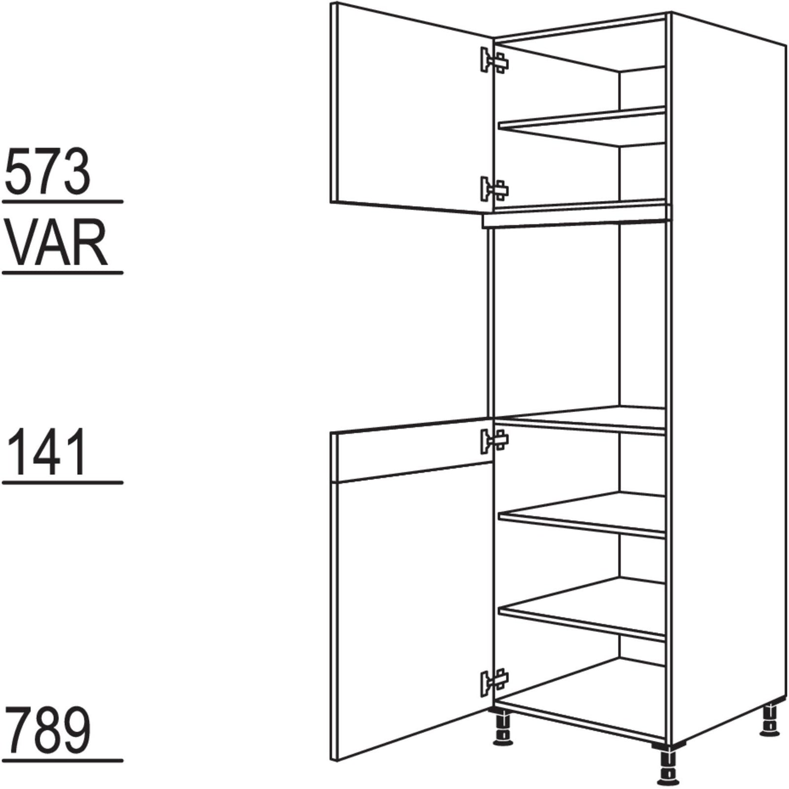 Nobilia XL-Geraete-Umbau Backofen GDO-2X 41705