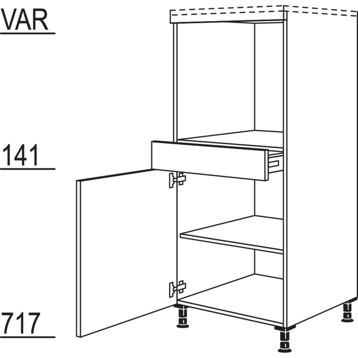 Nobilia Geraete-Umbau Backofen GDOS 26410