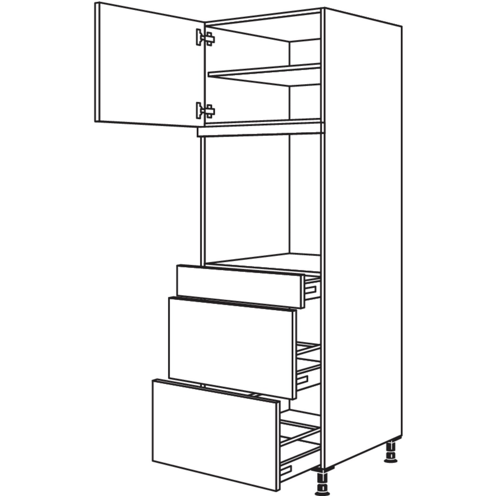 nobilia apparaatombouw oven GDOS2A-1 60 cm