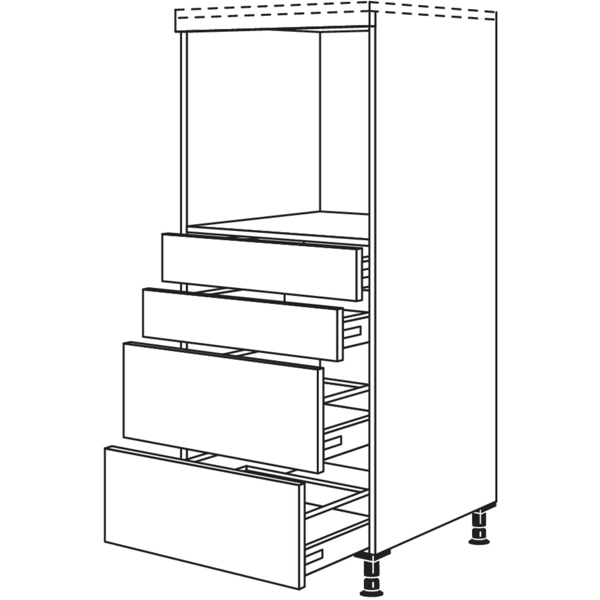Nobilia Geraete-Umbau Backofen GO2S2A 25432