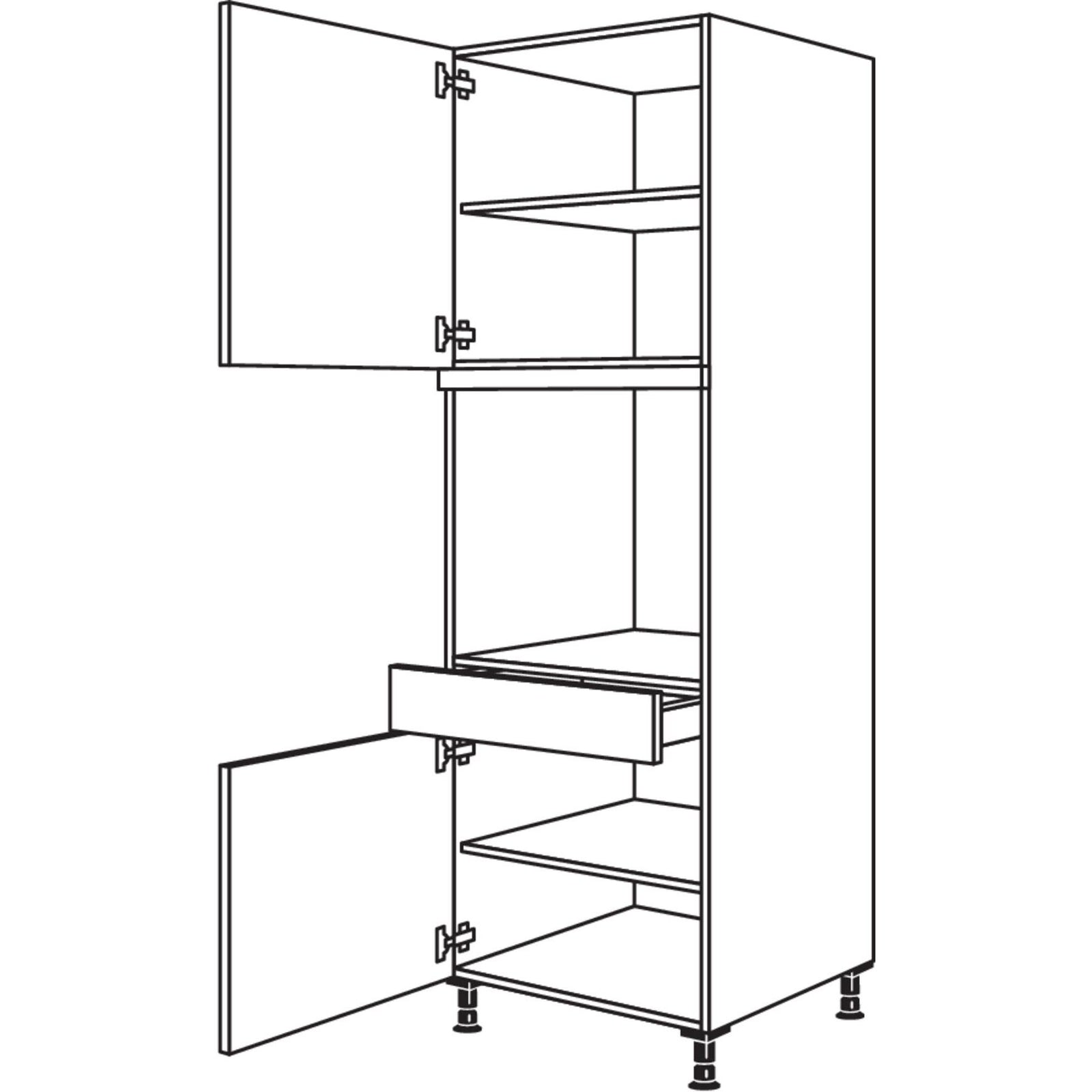nobilia apparaatombouw oven GOS-2 60 cm