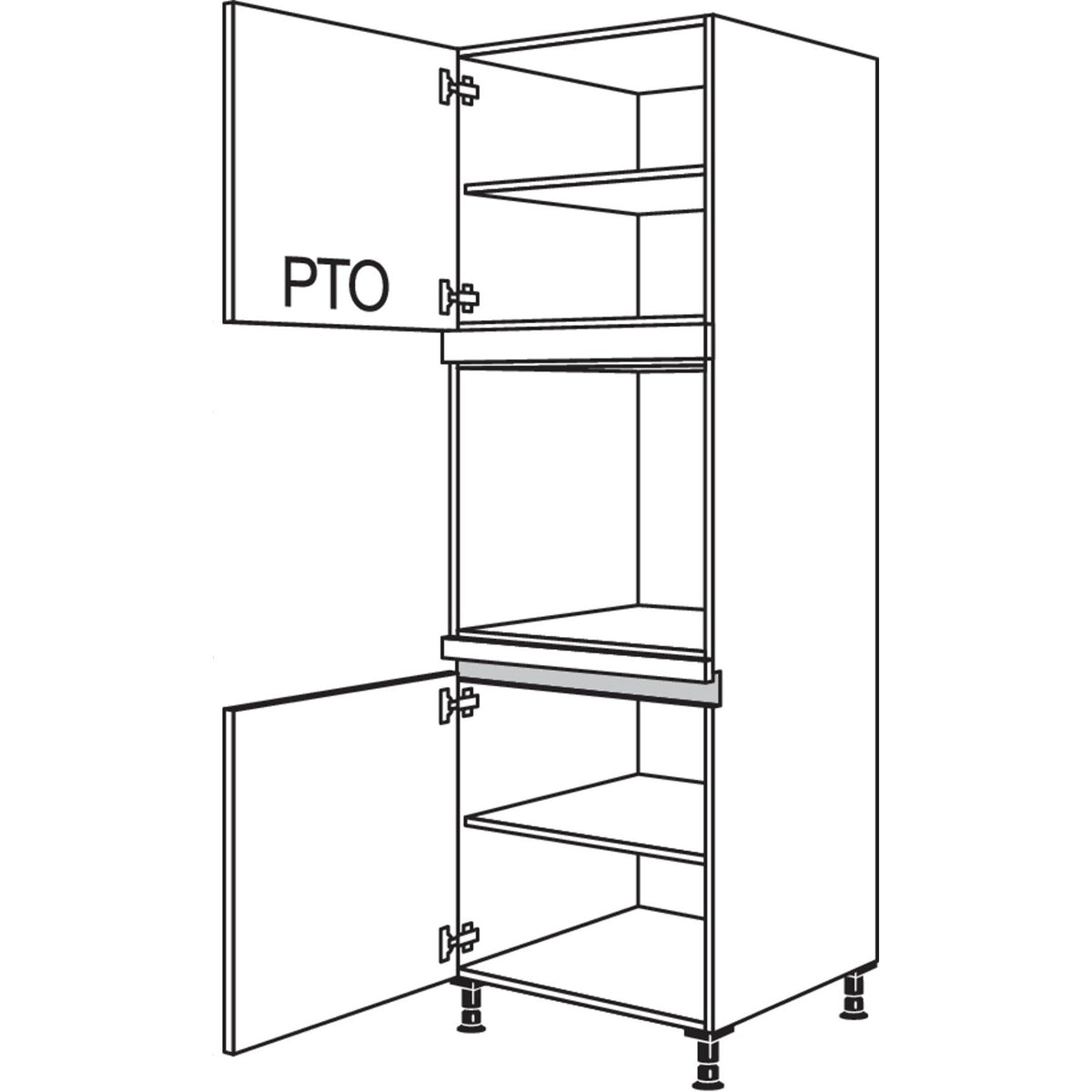 nobilia Geraete-Umbau Backofen LGO-2 35540
