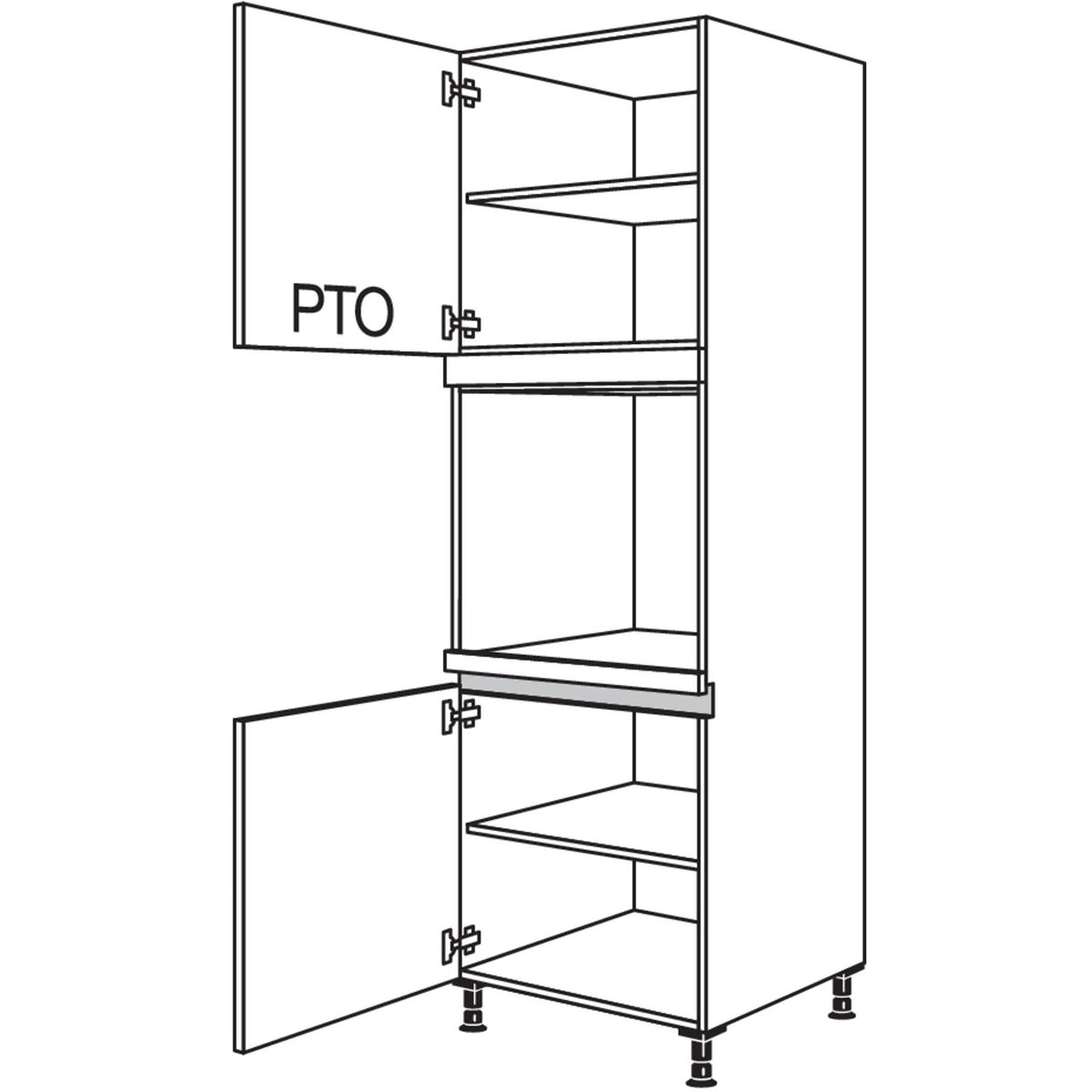 nobilia Geraete-Umbau Backofen LGO-3 45530