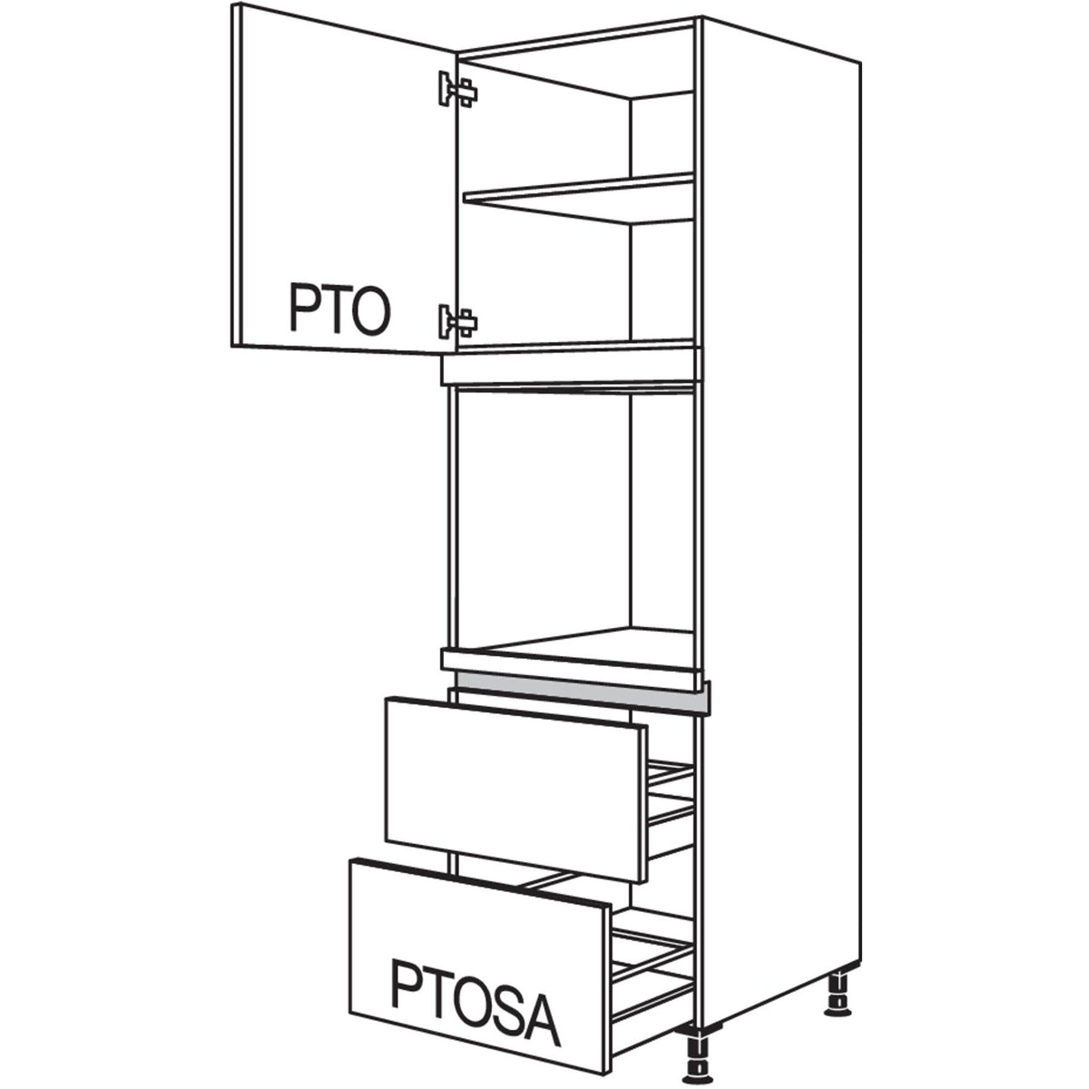 nobilia Geraete-Umbau Backofen LGO2A-3 45538