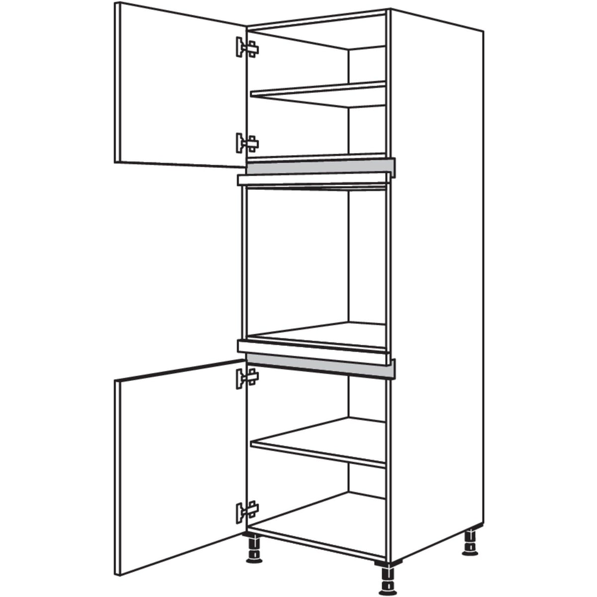 Nobilia Geraete-Umbau Backofen NGO-1 24532