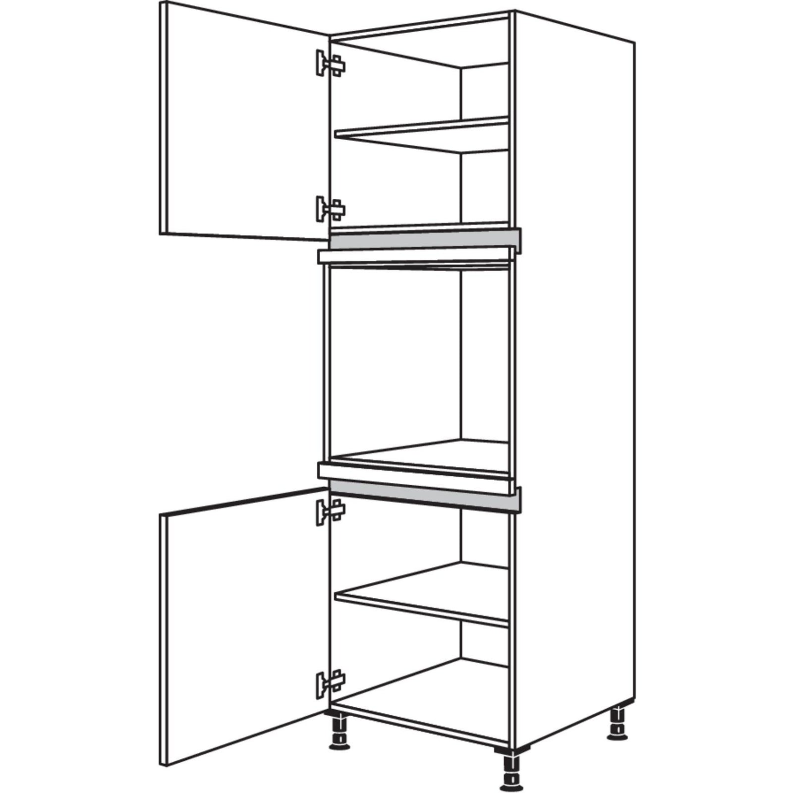 nobilia Conversión de aparato horno NGO-2 60 cm