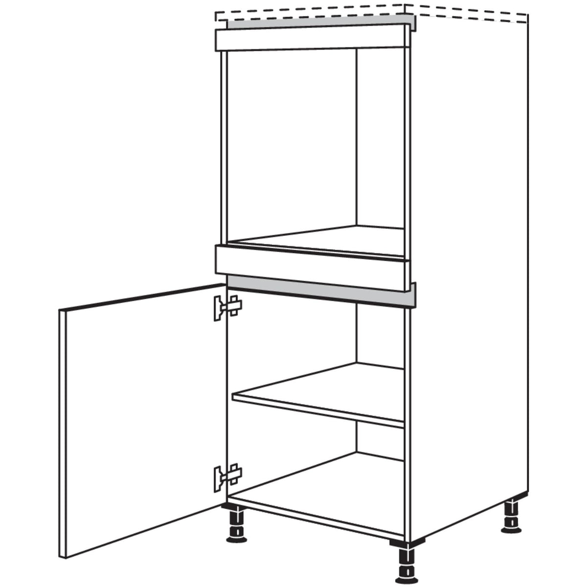 Nobilia Geraete-Umbau Backofen NGO 42401