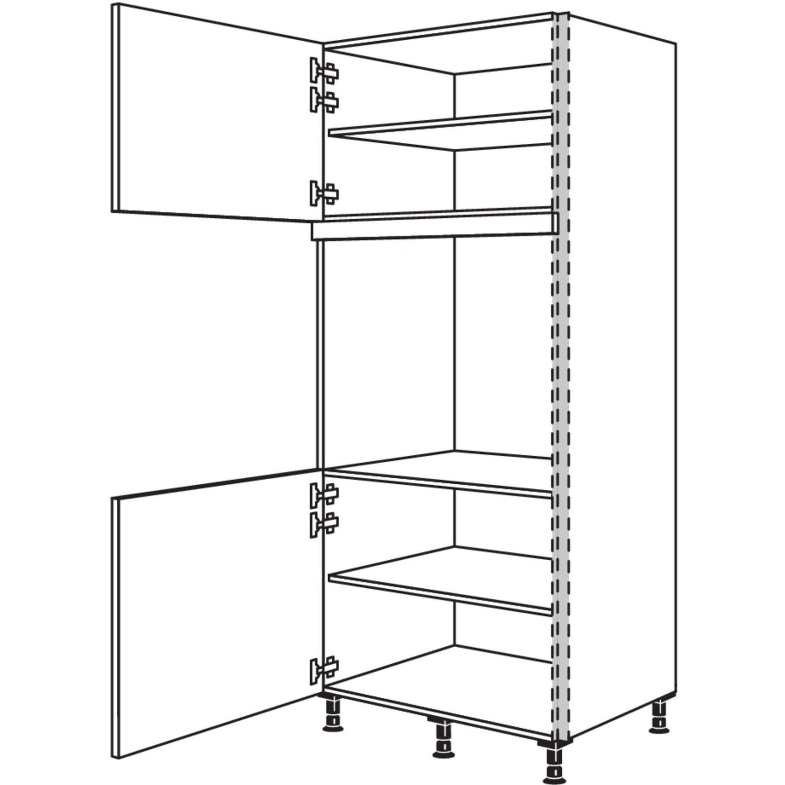 nobilia apparaatombouw oven NGSDAO76-2 76,2 cm
