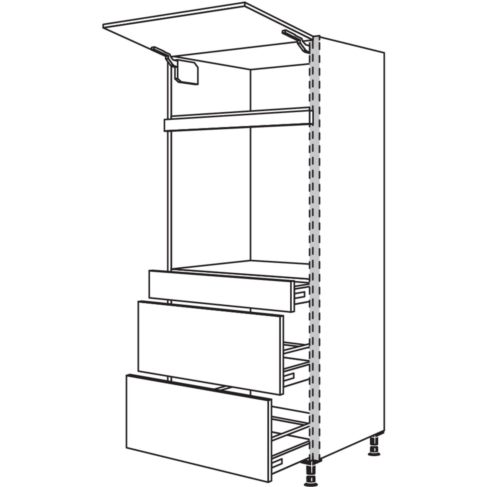 nobilia Conversión de aparato horno NGSDAOS2A76-1 76,2 cm