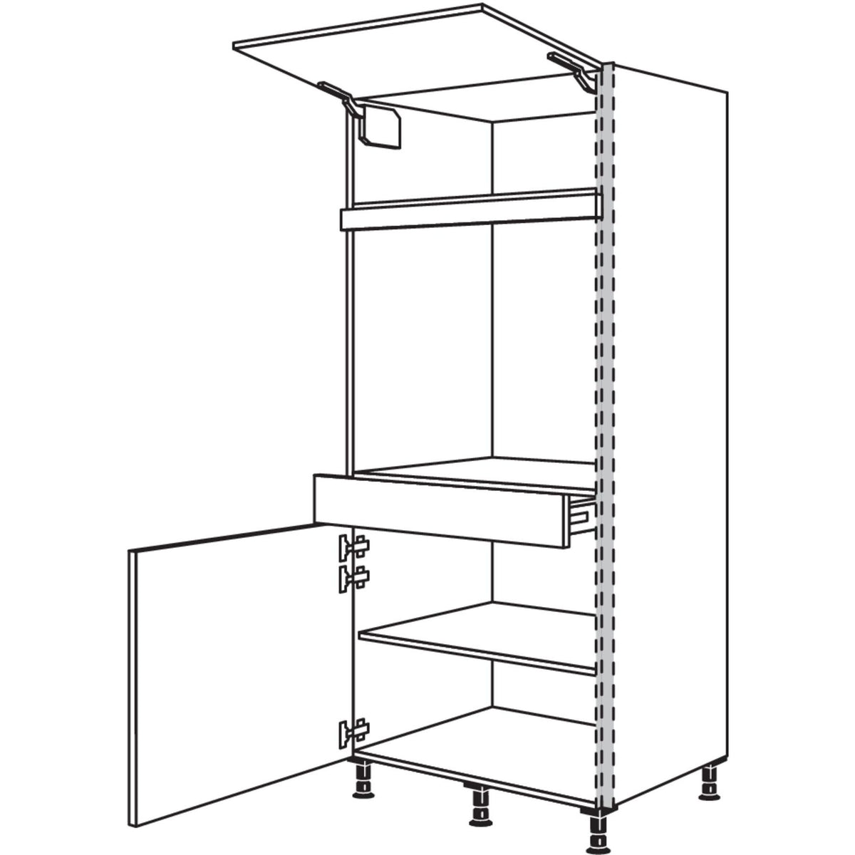 Nobilia Geraete-Umbau Backofen NGSDAOS76-1 24696