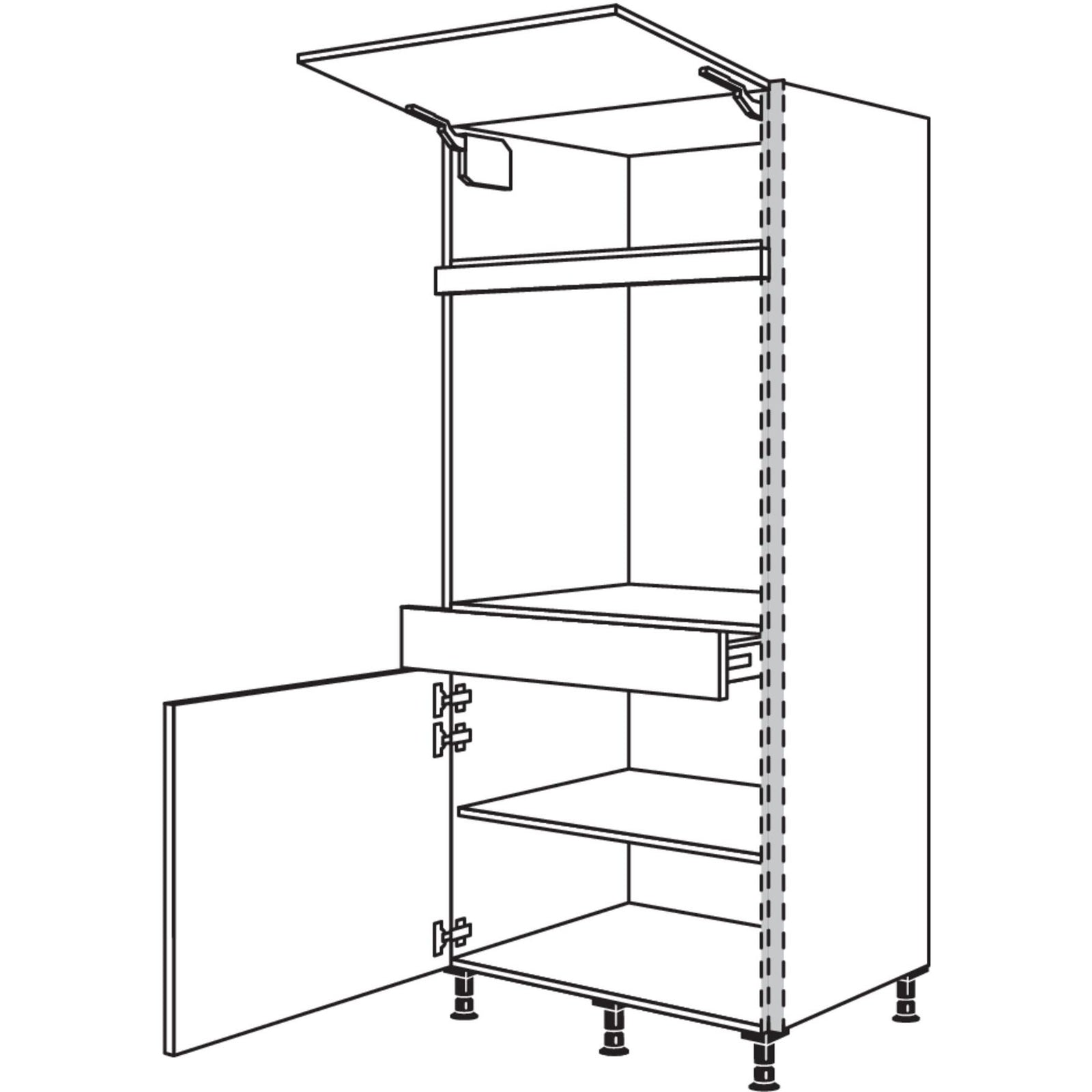 nobilia Conversión de aparato horno NGSDAOS76-1 76,2 cm