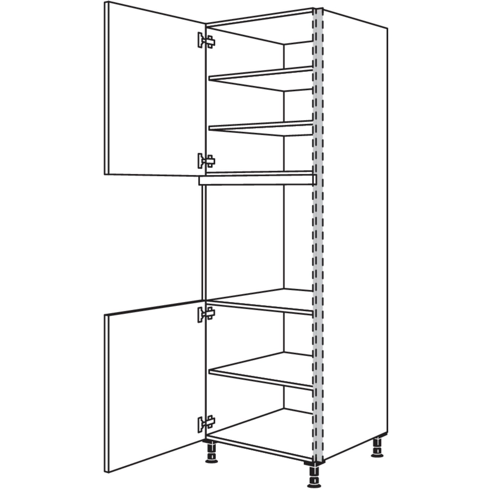 nobilia apparaatombouw oven NGSO-3 60 cm