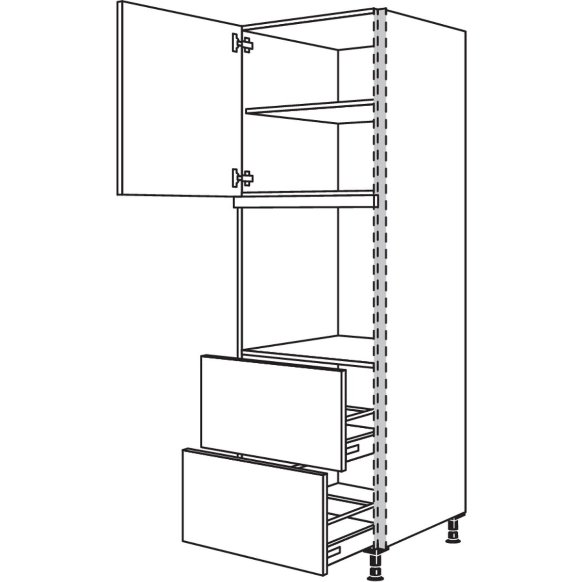 Nobilia Geraete-Umbau Backofen NGSO2A-2 36585