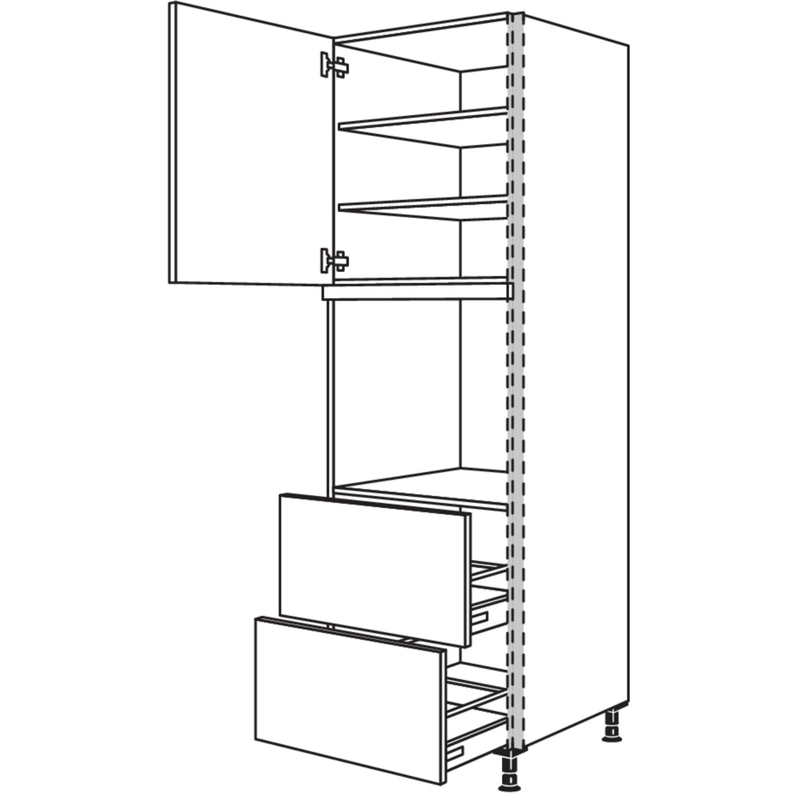 nobilia Conversión de aparato horno NGSO2A-3 60 cm