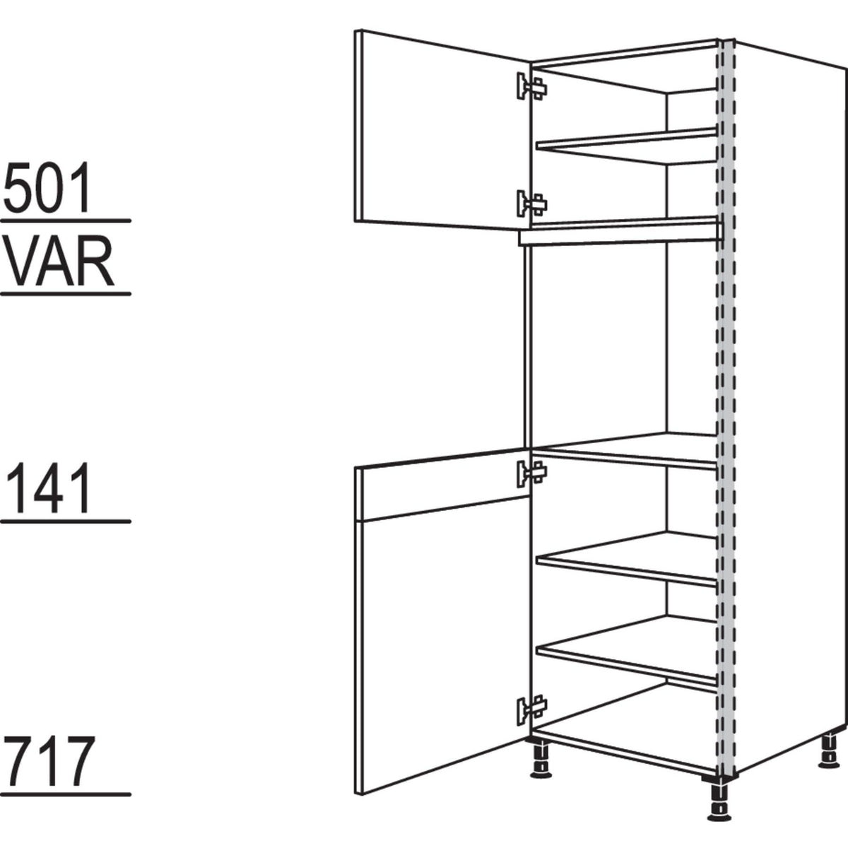 Nobilia Geraete-Umbau Backofen NGSOV-1 21562